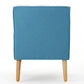 Teal Arm Chair, Modern Upholstered Design for Living Rooms, Bedrooms, or Offices