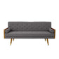 Aidan Mid-Century Modern Tufted Fabric Sofa, Timeless Design for Living Rooms and Apartments