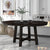 TREXM Farmhouse Round Extendable Dining Table