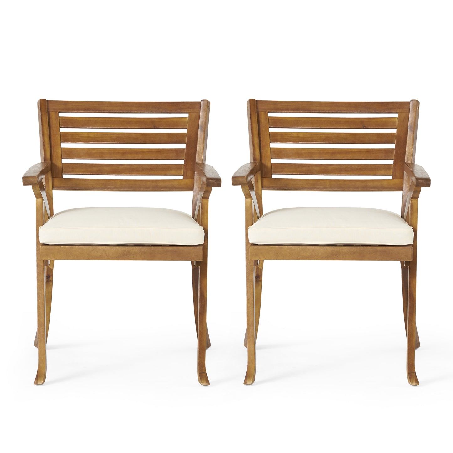 Hermosa KD Wood Dining Chair, Set of 2 for Modern Dining Rooms