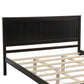 Platform Bed Frame with Headboard, Wood Slat Support, No Box Spring Needed, Queen Size in Espresso