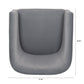 Wide Swivel Chair Gray