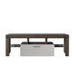 Simple modern TV stand cabinet Brown + white TV bracket