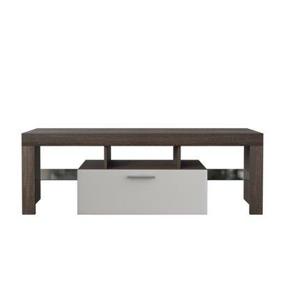 Modern Brown TV Stand with Bracket
