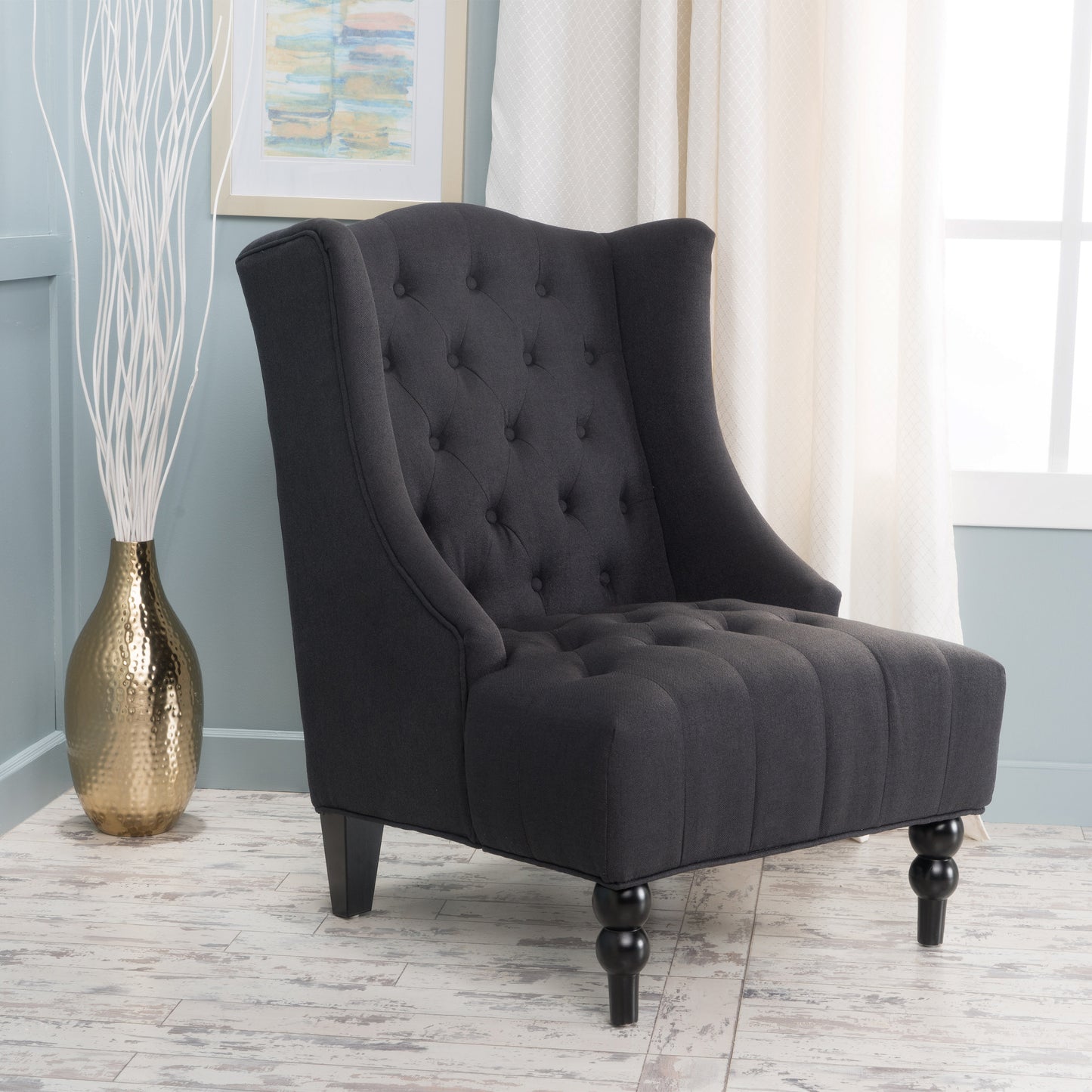 Toddman Hi-Back Club Chair, Comfortable and Stylish Design for Living Rooms and Offices