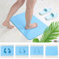 Anti Slip Bath Mat Loofah Shower Rug Bathroom Carpet Water Drains Bathtub Quick Dry Pda