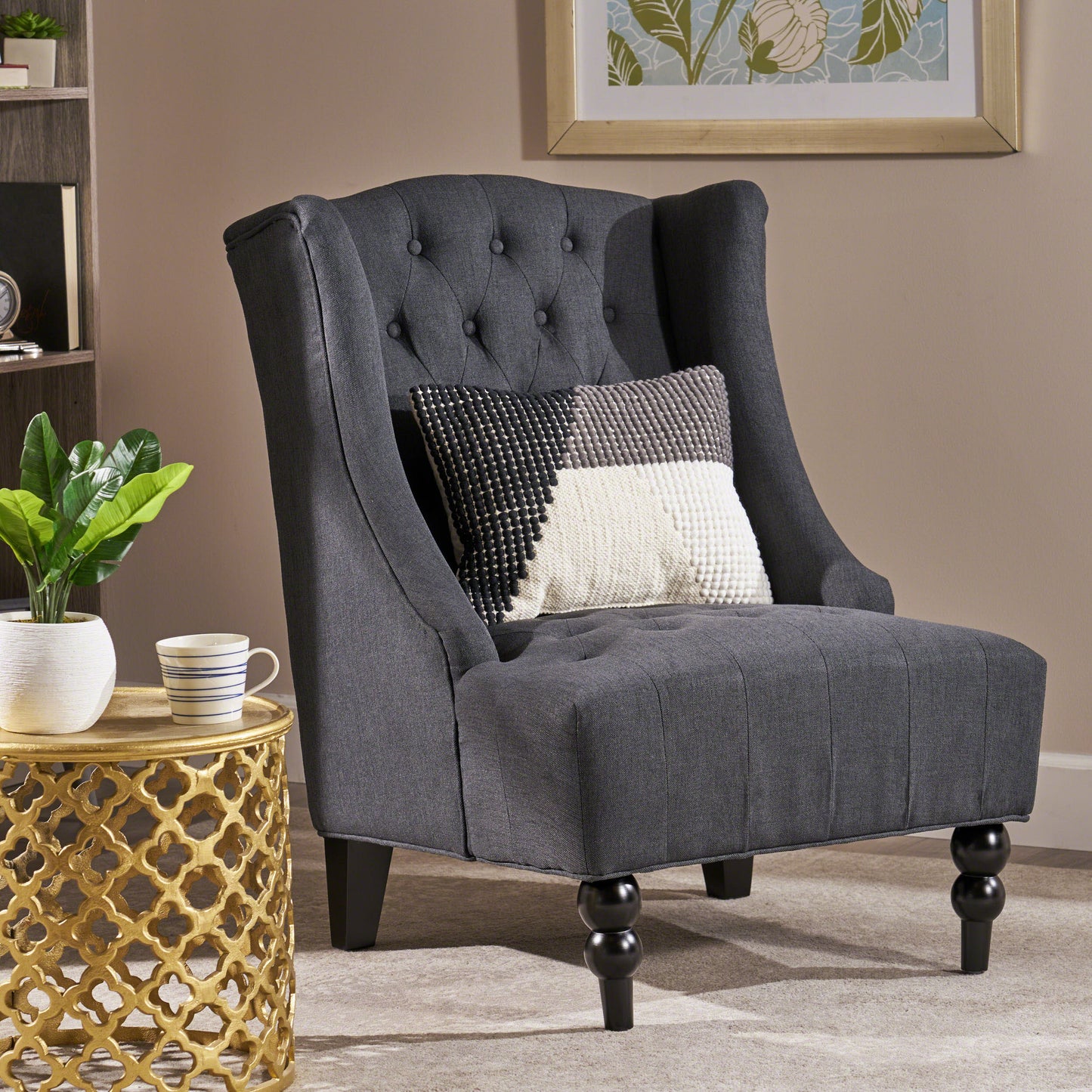 Toddman Hi-Back Club Chair, Comfortable and Stylish Design for Living Rooms and Offices