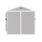 6' x 4.4' Resin Weather Resistant Outdoor Storage Shed with Floor for Garden,Backyard,Pool Tool, Light Grey