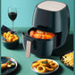 Household Appliances Smart Touch Automatic Power Off Touch Large Capacity Air Fryer Visual Air Fryer 5.5L