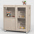 Guinea pig cage, 4 layers of hamster cage wood, with storage cabinet, mouse cage, openable top, acrylic window ，X-Large