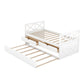 Multi-Functional Daybed with Drawers and Trundle  White