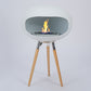 Tall fireplace real stove outdoor interior decoration simple modern alcohol fireplace