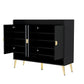 U-Can shoe cabinet with door, 11 layers with adjustable shelves, modern wooden shoe cabinet (PVC surface)