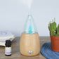 Aromatherapy Lamp Wholesale Solid Wood Handmade Glass Essential Oil Cold Spray Diffuser Air Purification and Humidification Dual-purpose Aroma Diffuser