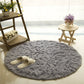 Fluffy Round Rug Carpets for Living Room Kilim Faux Fur Carpet Kids Room Long Plush rugs for bedroom Shaggy Area Rug White