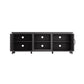 TV Stand Storage Media Console Entertainment Center Tradition Black with doors