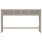 TREXM Rustic Entryway Console Table