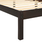 Platform Bed Frame with Headboard, Wood Slat Support, No Box Spring Needed  Full Espresso