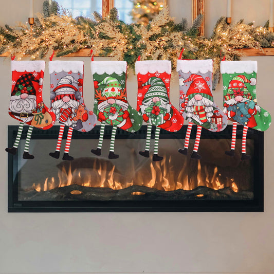 Cozy Christmas Sock Gift Set – Red & Green Festive Print