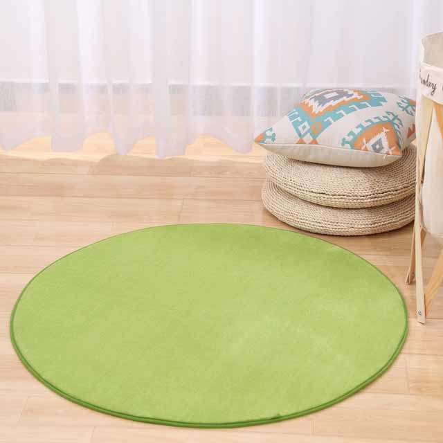 New Fashion Solid Memory Foam Chair Mat Area rug For Children Bedroom Rugs Yoga Mats Doormat Big Round Carpet For Living Room