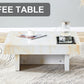 A modern and practical coffee table with imitation marble patterns made of MDF material