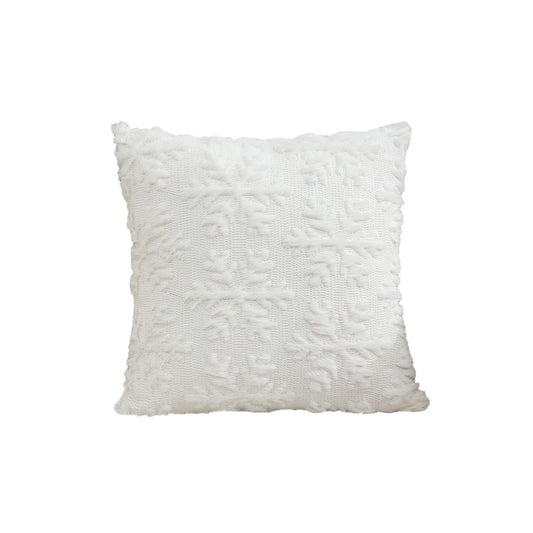 Snowflake Velvet Pillow Cover – Cozy Winter Edition