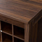 brown walnut color modular 32 wine bar cabinet Buffet Cabinet