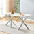 Large modern minimalist rectangular dining table suitable for 6-8 people equipped