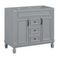 36" Bathroom Vanity Cabinet Only, Modern Storage with 2 Soft-Closing Doors and 2 Drawers