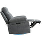 270-Degree Rotating Electric Recliner with LED Light, USB+C Charging Port, and Adjustable Backrest