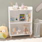 Kids 3-Tier Bookcase  Children's Book Display Bookshelf Toy Storage Cabinet Organizer for Children's Room