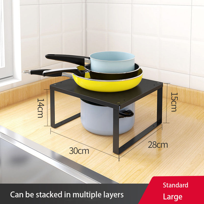 Estantería de cocina sencilla con niveles, estante de almacenamiento de escritorio, estante interior con compartimentos