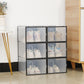 Hot Selling Foldable Shoe Storage Box, Stackable Shoe Cabinet, Dustproof Shoe Organizers Rack Shelf.