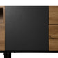 Modern TV Stand for 80-Inch TVs, Double Storage Space Media Console, Sleek Design for Living Rooms