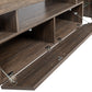 Brown simple modern TV stand