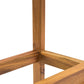 Acacia Wood Two-Step Stool, Small Rectangle Design for Functional Use