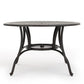 Outdoor Cast Aluminum Circular Dining Table, Bronze Finish for Stylish Outdoor Dining