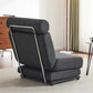 Single Sofa Chair Foldable Single Sofa Bed with Pillow,Portable Foldable Sofa Bed,Leisure Sofa Chair,Easy to Store, Dark Grey