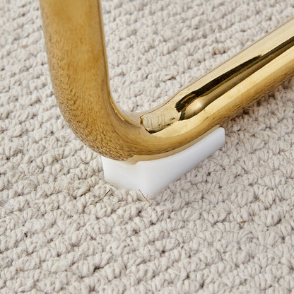 Faux Leather Dining Chairs Set of 4 Gray