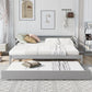 Twin or Double Twin Daybed with Trundle Gray