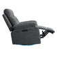 270 degree rotating electric lounge chair with Bluetooth speaker, LED light, telescopic foot pedal adjustable backrest DG