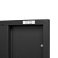 Steel storage cabinet, double door miscellaneous storage cabinet, 2 movable partitions