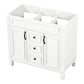 36" Bathroom Vanity Cabinet Only, Modern Storage with 2 Soft-Closing Doors and 2 Drawers