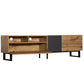 Modern TV Stand for 80-Inch TVs, Double Storage Space Media Console, Sleek Design for Living Rooms