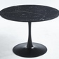 Black Tulip Dining Table 4-6 Middle Ages Dining Table Round Mdf Desktop Casual Coffee Table