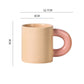 Thick Handle Ceramic Cup High-Value Mug Creative Ins Nordic Coffee Cup Breakfast Cup Couple Water Cup