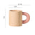 Thick Handle Ceramic Cup High-Value Mug Creative Ins Nordic Coffee Cup Breakfast Cup Couple Water Cup