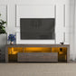 Brown simple modern TV stand