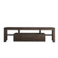 Brown simple modern TV stand