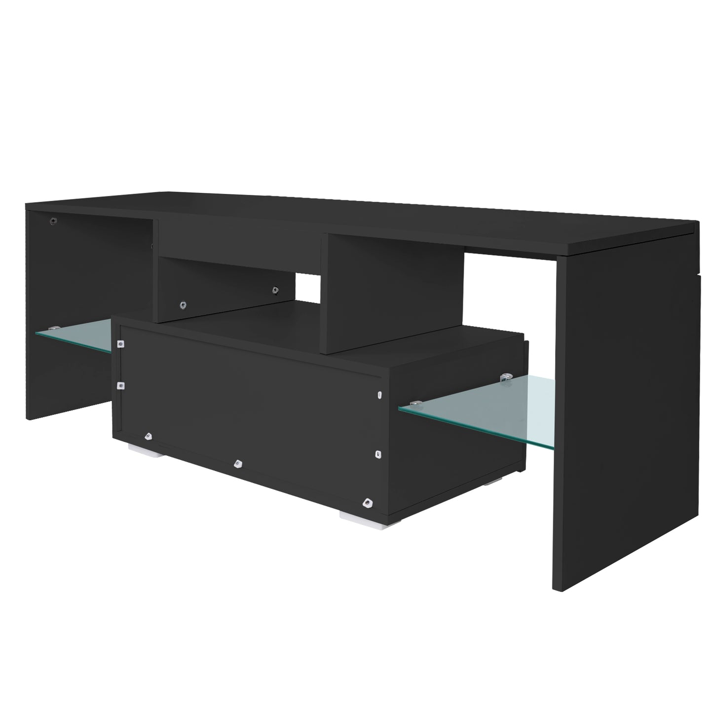 TV stand with Storage 43 inch LED Modern TV Media Console Entertainment Center with Drawer TV cabinet